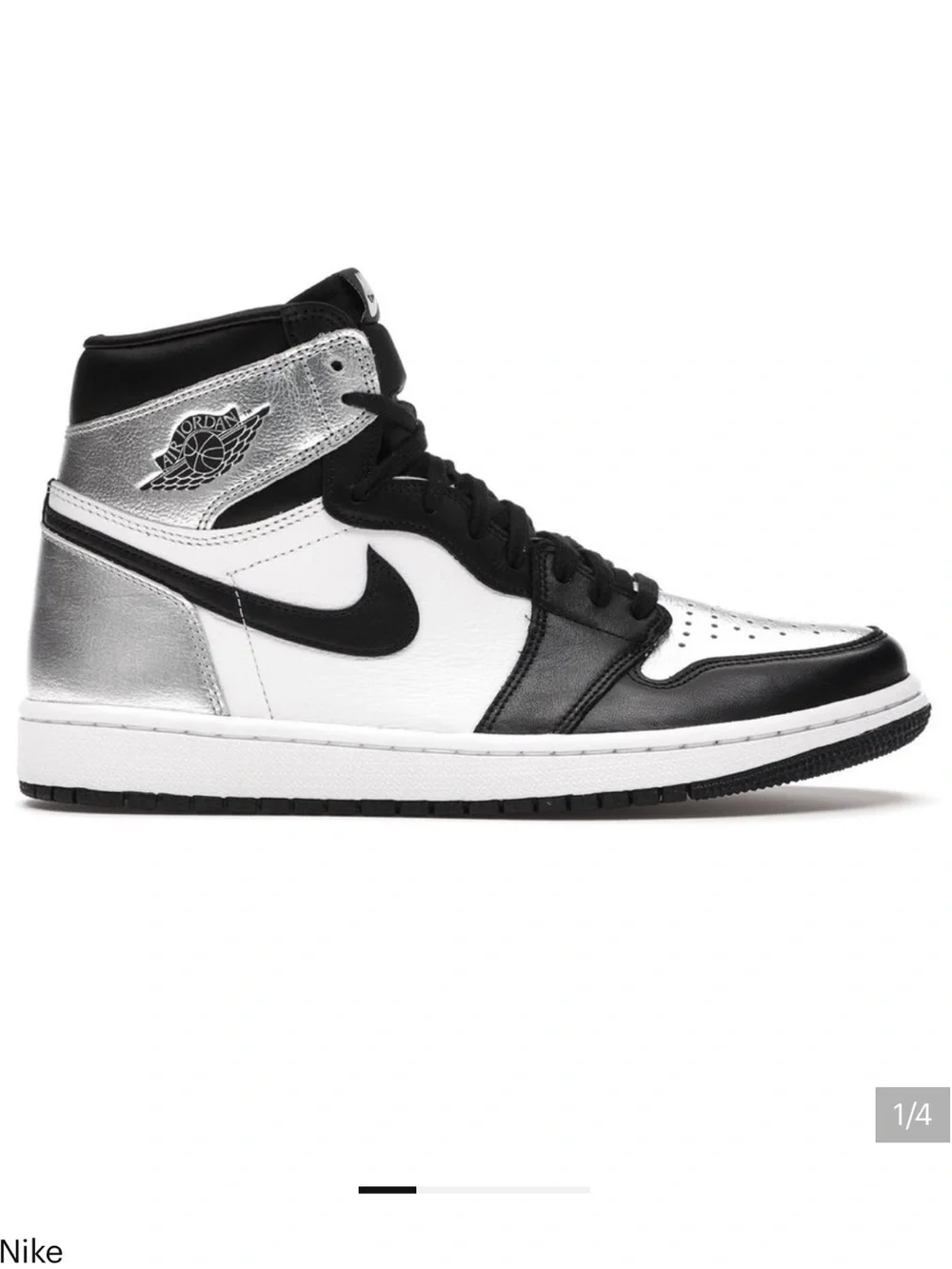 Jordan 1 Retro High OG “Silver Toe” women’s 13.5